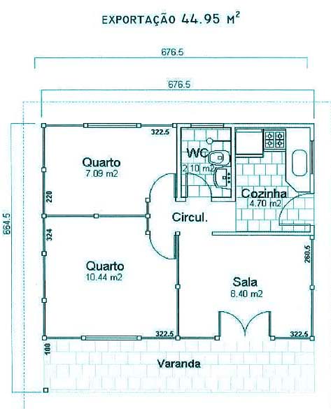 Exportação 44.95 m²